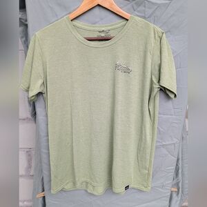 Patagonia Women's Short Sleeve Sunshirt Size XL Protect Where You Pedal. MTB